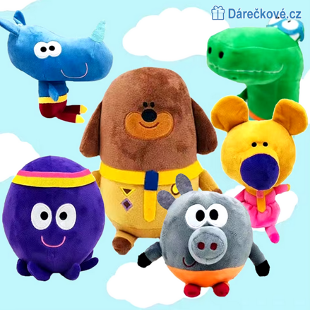 Plyšáci ze seriálu Hey Duggee, vel. 23cm