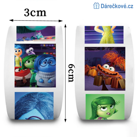 500 ks samolepek V hlavě (Inside Out)